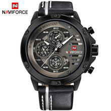NAVIFORCE Mens Watches Top Brand Luxury Waterproof 24 hour Date Quartz Watch Man Leather Sport Wrist Watch Men Waterproof Clock - 64 Corp