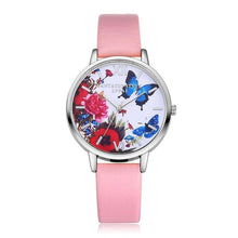 New Silver Butterfly Women Watches 2016 Brand Luxury Rose Gold Round Fashion Popular Wristwatch Female Quartz Watch Women Watch - 64 Corp
