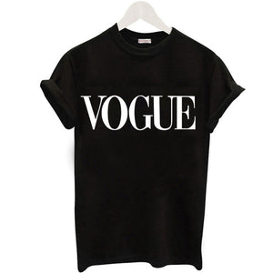 Plus Size S-XL Harajuku Summer T Shirt Women New Arrivals Fashion VOGUE Printed T-shirt Woman Tee Tops Casual Female T-shirts - 64 Corp