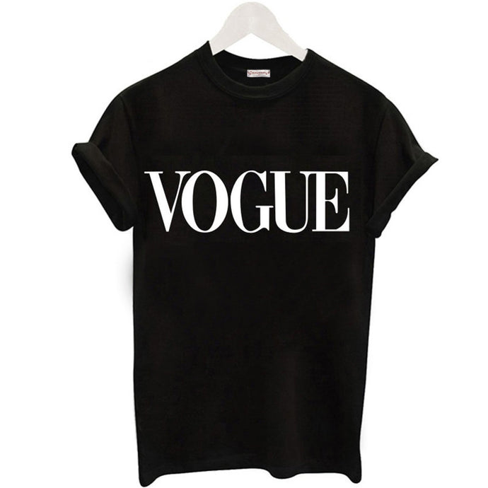 Plus Size S-XL Harajuku Summer T Shirt Women New Arrivals Fashion VOGUE Printed T-shirt Woman Tee Tops Casual Female T-shirts - 64 Corp
