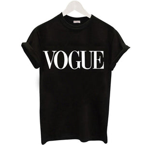 Plus Size S-XL Harajuku Summer T Shirt Women New Arrivals Fashion VOGUE Printed T-shirt Woman Tee Tops Casual Female T-shirts - 64 Corp