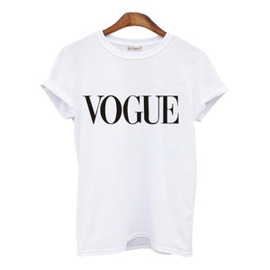 Plus Size S-XL Harajuku Summer T Shirt Women New Arrivals Fashion VOGUE Printed T-shirt Woman Tee Tops Casual Female T-shirts - 64 Corp