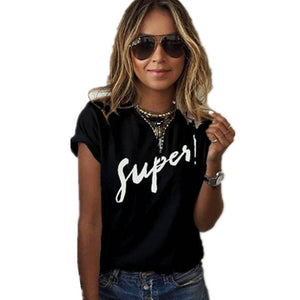 Plus Size S-XL Harajuku Summer T Shirt Women New Arrivals Fashion VOGUE Printed T-shirt Woman Tee Tops Casual Female T-shirts - 64 Corp