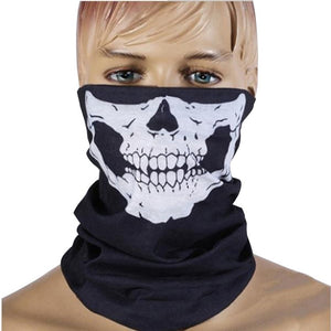 Halloween Scary Mask Festival Skull Masks Skeleton Outdoor Motorcycle Bicycle Multi Masks Scarf Half Face Mask Cap Neck Ghost