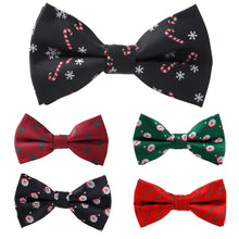RBOCOTT Christmas Bow Tie Men's Fashion Black Bowtie Red For Festival Green Tree Santa Claus Snowflake Bow Ties For Accessories - 64 Corp