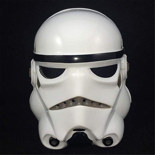 Star Wars Darth Vader Halloween Mask Deluxe Star Wars Maske Superhero Theme Party Supply Costume Toy 24.5*19.5CM Black White