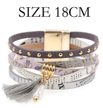 pink leather bracelet women charm bracelets 2016 BOHO style Bohemian bracelets&bangles gift bracelets for women manchette - 64 Corp