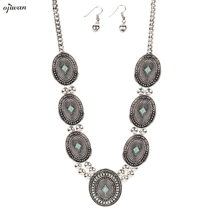 Bohemian Necklace Hippie Boho Retro Necklace Gypsy African Necklace Cowgirl Native American Jewelry Navajo Online Shopping India - 64 Corp