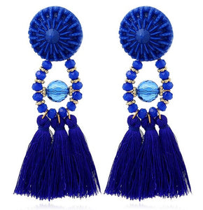 HOCOLE 2017 Brincos Women Brand Boho Drop Dangle Fringe Earring Vintage ethnic Statement Tassel earrings fashion jewelry Charms - 64 Corp