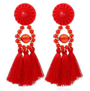 HOCOLE 2017 Brincos Women Brand Boho Drop Dangle Fringe Earring Vintage ethnic Statement Tassel earrings fashion jewelry Charms - 64 Corp