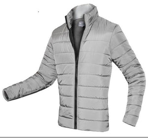 2017 New Winter Jacket Men 100% Cotton Padded  Parka Thick Zipper Slim Men Coat Outwear Warm Male  Overcoat