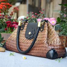 Boho Thailand Women Straw Bags Handmade Beach Bags Ladies Travel Handbags Weave Straw Beach Shoulder Bag Knitting Rattan Bags - 64 Corp