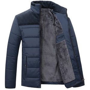 Mountainskin Thick Winter Coats Men's Jackets 4XL Fleece Casual Parkas Men Outerwear Solid Male Jackets Brand Clothing SA348