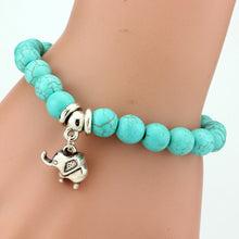 SHEEGIOR Boho Vintage Turquoises Bracelets for Women Men Cross Tree Snake Owl Hand Pendant Charm Bracelet Bangle Fashion Jewelry - 64 Corp
