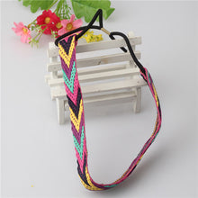 MISM Ethnic Boho Embroidery Headbands For Girls Women Vintage Hair Accessories Braid Elastic Hair Band Bohemian Rubber Head Band - 64 Corp