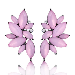 H20 Fashion Jewelry Water Design Crystal Drop Earrings For Women Black Blue Rhinestone Dangle Earring Luxury Wedding Jewelry Hot - 64 Corp
