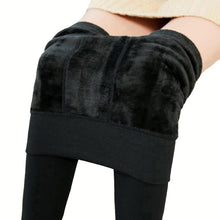 Free Shipping Women Leggings inside Thicken Fur Warm Leggings womens winter fleece legging pants female velvet leggins - 64 Corp