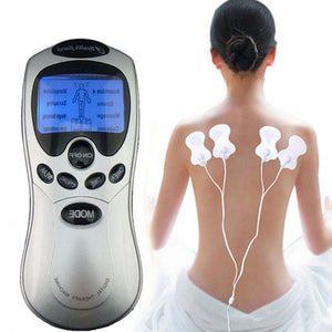 Aptoco 4 Electrode Body Health Care Tens Acupuncture Electric Therapy Massager Meridian Physiotherapy Massager Apparatus - 64 Corp