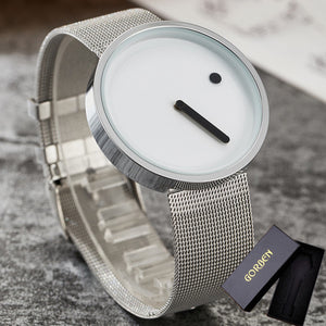 Creative Watches Minimalist Wristwatch Men Women Stainless Steel Mesh Strap Simple Design Bracelets Sports Watch Hodinky Clock - 64 Corp