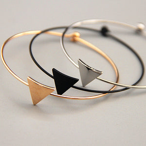 Vogue of new fund of 2016 minimalist design very fine copper qualitative geometry triangles female bracelet - 64 Corp