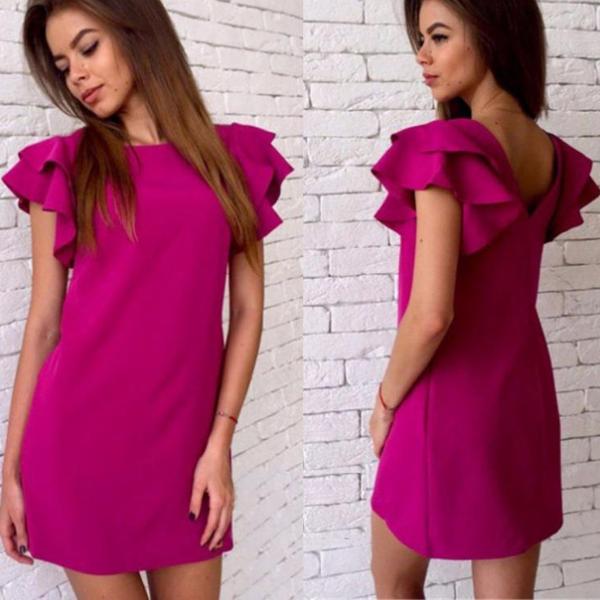 Summer Casual Style Butterfly Sleeve Dress Party - 64 Corp