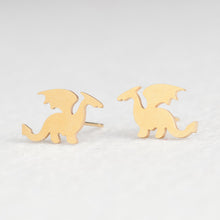 Women Minimalist Earrings Golden and Silver Stainless Steel Cute Animals Stars Cat Earrings Girls Jewelry Accessories Gifts - 64 Corp