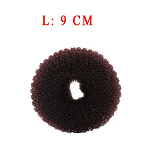 3PCS Size S/M/L Fashion Women Magic Shaper Donut Hair Ring Bun haar Accessories Lady Styling Tool Hair Accessories - 64 Corp