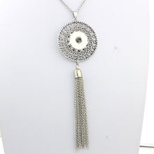 6 styles Women's Vintage tassel 18mm snap button necklace boho bohemian necklaces & pendants NE478 DIY Jewelry for men - 64 Corp