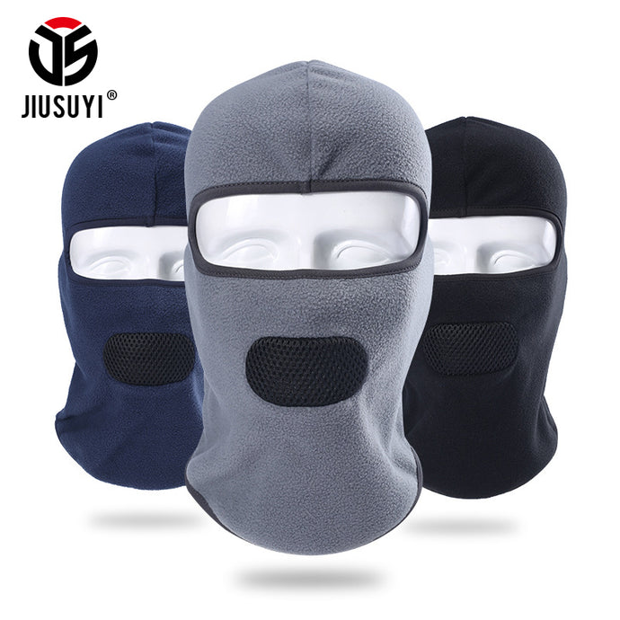 Cold Weather Windproof Breathable Winter Polar Fleece Neck Warmer Face Mask Thermal Bicycle Snowboard Helmet Liner Balaclava Hat - 64 Corp