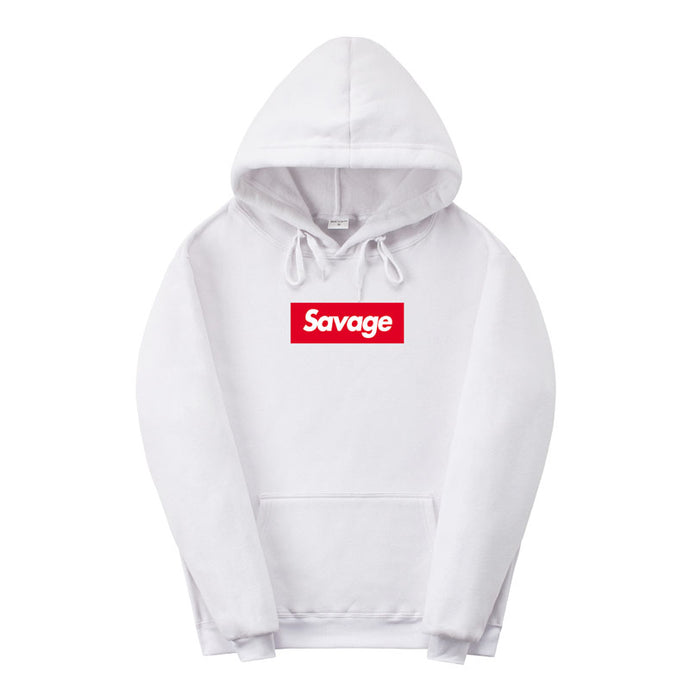 ONE A CAKE Savages Men Hip Hop Hoodie Summer Suprem Street Hoodie Fear Of God Red Letter Printed Cotton Tops Brand Clothing - 64 Corp