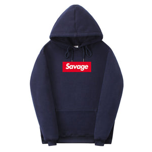 ONE A CAKE Savages Men Hip Hop Hoodie Summer Suprem Street Hoodie Fear Of God Red Letter Printed Cotton Tops Brand Clothing - 64 Corp
