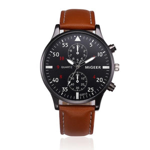 Retro Design Leather Band Watches Men Top Brand Relogio Masculino 2018 NEW Mens Sports Clock Analog Quartz Wrist Watches #Zer - 64 Corp
