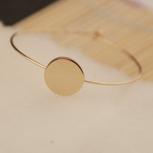 New fund sell like hot cakes minimalist design joker copper qualitative geometric circular female bracelet 2018 - 64 Corp