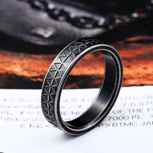 BEIER Viking Ring Punk Gothic Titanium Stainless Steel Serrated tattoo totem For Men Jewelry BR-R088 - 64 Corp