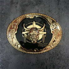 Retail High Quality Cowboy Gold Pated Bull Belt buckle Men and Women Jeans accessories Belt head Gift Fit 4cm Width Belt - 64 Corp