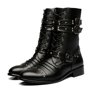 Military Mid Calf Boots - 64 Corp