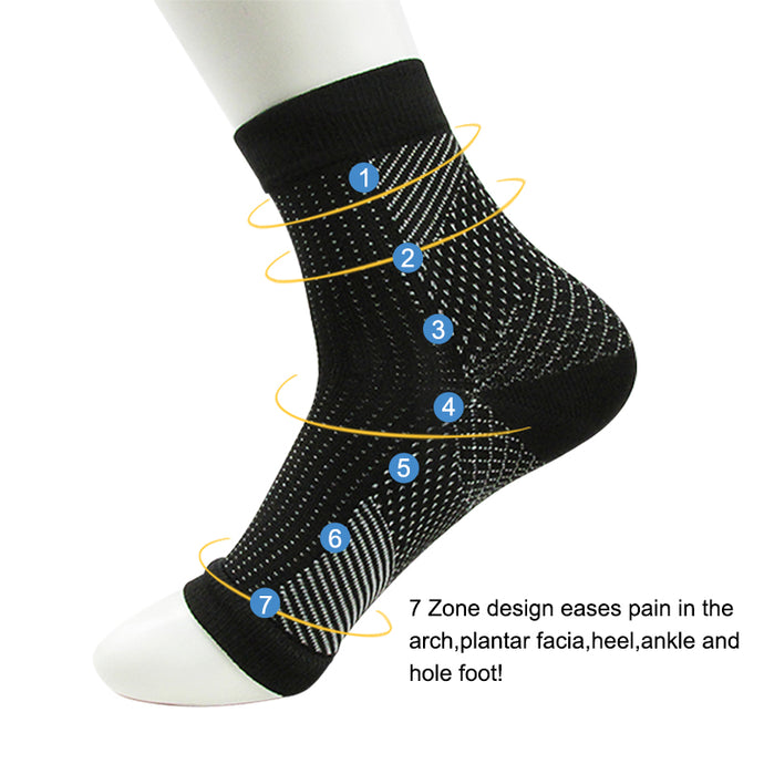 Dropshipping Comfort Foot Anti Fatigue women Compression socks Sleeve Elastic Men's Socks Women Relieve Swell Ankle sokken - 64 Corp