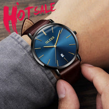 Men Watches Luxury Brand Olevs Quartz Genuine Leather Strap Minimalist Ultrathin Wrist Watches Waterproof High Quality Relogio - 64 Corp
