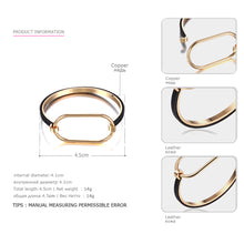 eManco Wholesale Minimalist Punk Bangles Gifts for Women Exaggerate Geometric Metal Skeleton 2018 Bracelets & Bangles Jewelry - 64 Corp