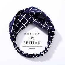 Fashion Plaid Knot Headband Turban - 64 Corp