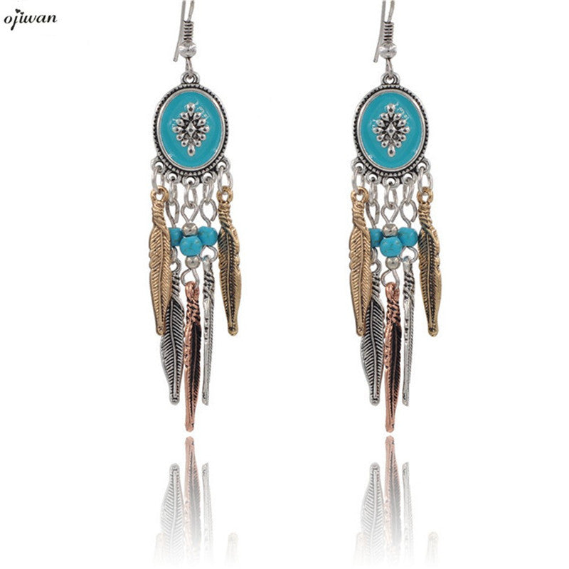 aritos Ethnic Earrings aretes Boho Hippie Earrings For Women Tribal Earrings Native American Jewelry Navajo Gypsy Bohemian Aros - 64 Corp
