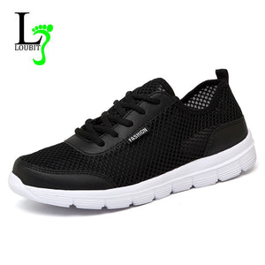 Men Shoes 2018 Summer Sneakers Breathable Casual Shoes Fashion Comfortable Lace up Men Sneakers Mesh Flats Shoes Plus Size 38-48 - 64 Corp