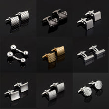 Luxury Fashion Laser Engraved Check Sudoku Design Cufflink 18 style for mens Brand cuff buttons cuff links High Quality Jewelry - 64 Corp