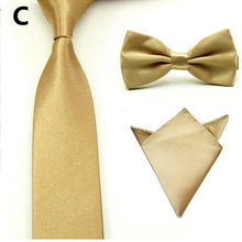16 Colors  Men Tie Bowtie Pocket Adjustable Plain Wedding Bow Tie For Evening Party solid color Neckties butterflies GB1712171 - 64 Corp