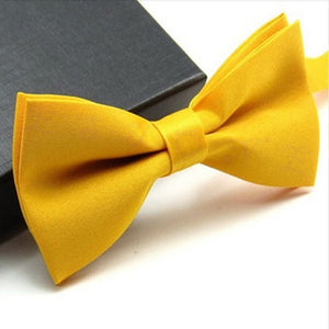 KLV New Boys Girls School Fashion Bow tie For Kids Bowtie Solid Candy Colorful Baby Butterfly Cravat Gravata - 64 Corp