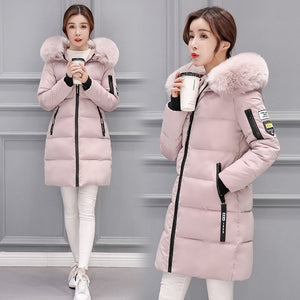 Winter jacket women 2018 new female parka coat feminina long down jacket plus size long hooded duck down coat jacket Women