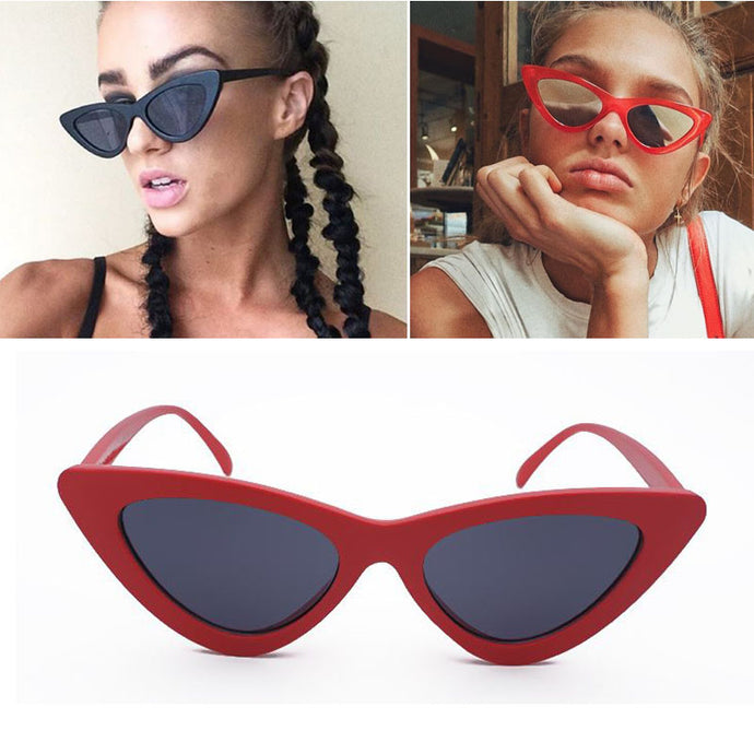 Long Keeper Women Brand Designer Small Cat Eye Sunglasses Hot Sale Black Red Chic Sexy Lady Eyewear Luxury Sun Glasses For Men - 64 Corp