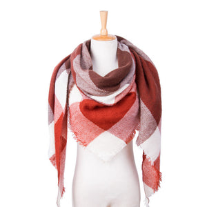Top quality Winter Scarf Plaid Scarf Designer Unisex Acrylic Basic Shawls Women's Scarves hot sale VS051 - 64 Corp