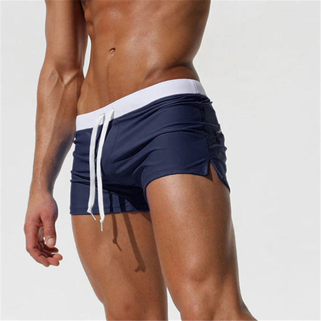 Men's Swimwear swimming trunks sunga swimsuit mens swim briefs Beach Shorts Navy / L(Asian size) Men's Swimwear swimming trunks sunga swimsuit mens swim briefs Beach Shorts Navy / L(Asian size)