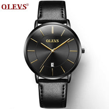 Men Watches Luxury Brand OLEVS Quartz Genuine Leather Strap Minimalist Ultrathin Wrist Watches Waterproof High Quality Relogio - 64 Corp